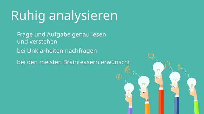 Brainteaser Analyse