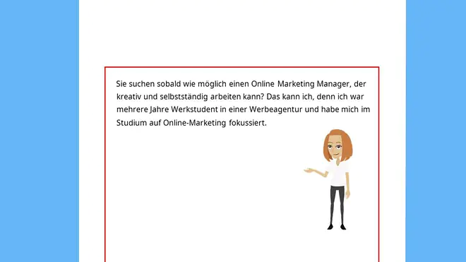 Anschreiben