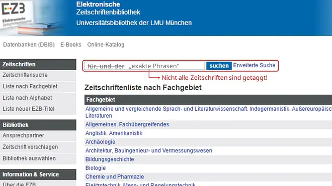 Elektronische Zeitschriftenbibliothek 