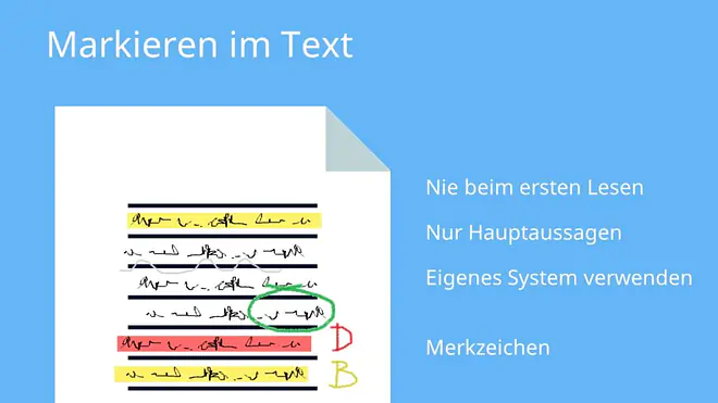 SQ3R, SQ3R Methode, SQ3R Lesetechnik