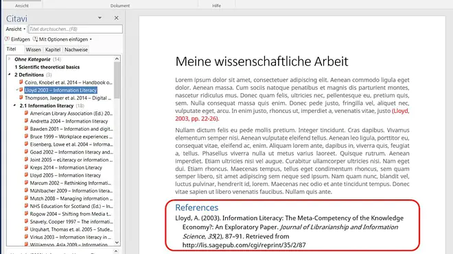 Citavi Anleitung