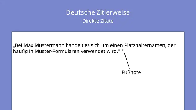 Deutsche Zitierweise