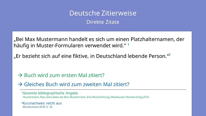 Deutsche Zitierweise