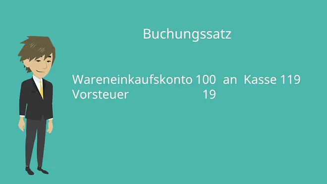 Vorsteuer Buchungssatz