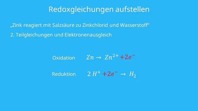 Redoxgleichungen