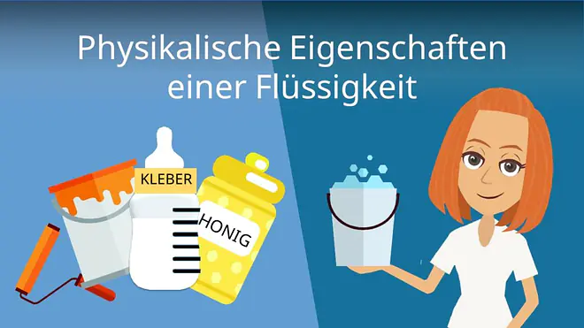 Physikalische Eigenschaften einer Flüssigkeit