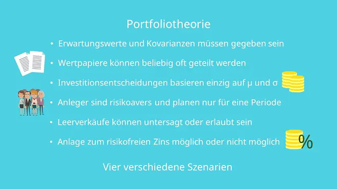 Portfoliotheorie Annahmen