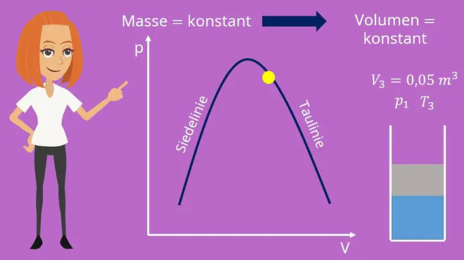 Nassdampf, Nassdampfgebiet, Taulinie