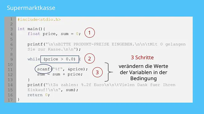 while-Schleife C