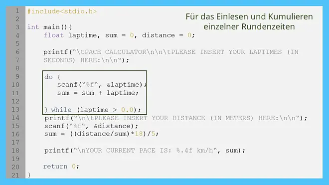 do-while-Schleife C