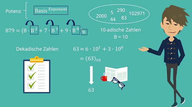 Stellenwertsysteme Aufgaben mit Lösungen