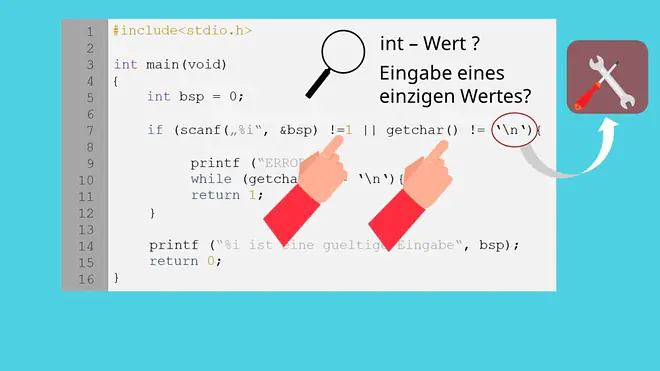 C getchar, C int
