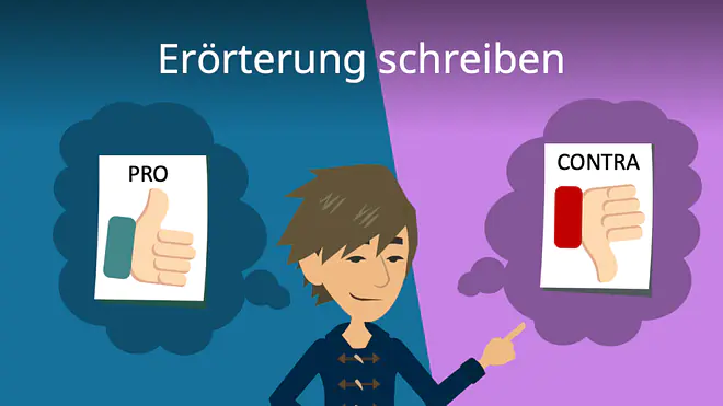 Zum Video: Erörterung schreiben