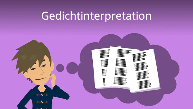 Zum Video: Gedichtinterpretation