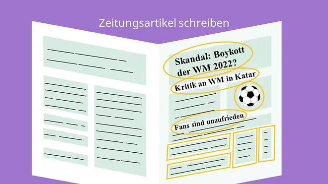 Zeitungsartikel schreiben Beispiele, Zeitungsartikel schreiben Vorlage, Zeitungsbericht schreiben, kurzer Zeitungsbericht