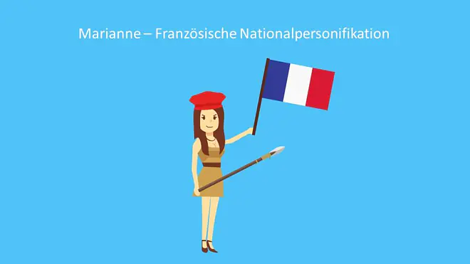 Marianne - Französische Nationalpersonifikation, Allegorie Beispiel, Allegorie Bedeutung, Allegorese, Frauenfigur als Sinnbild, Verbildlichung
