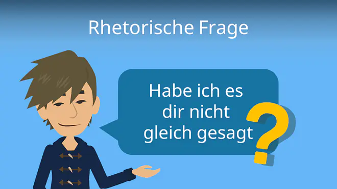 Zum Video: Rhetorische Frage