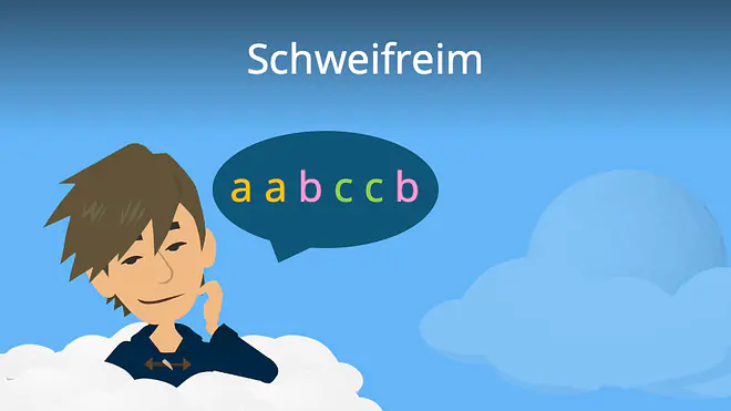 Schweifreim, Reimschema