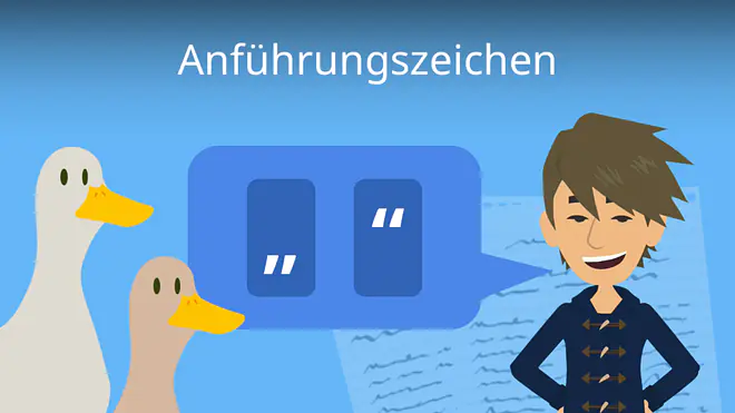 Zum Video: Anführungszeichen