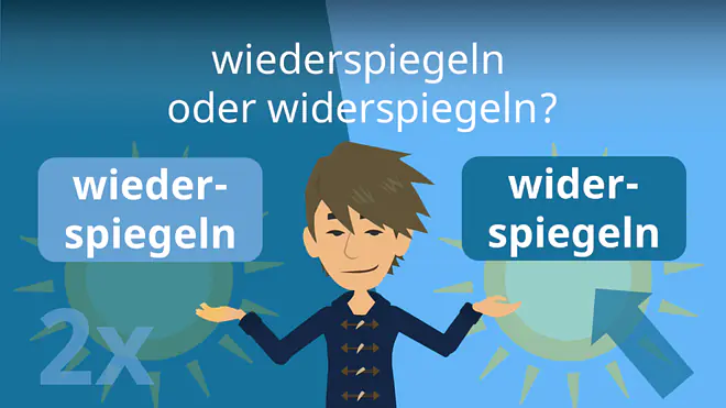 Zum Video: wiederspiegeln oder widerspiegeln?