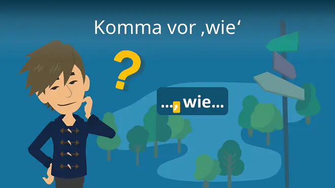 Zum Video: Komma vor "wie"