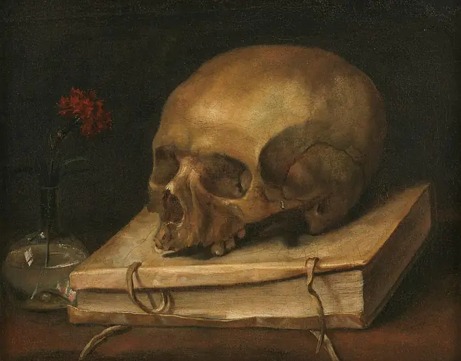 barock, epoche barock, barock epoche, vanitas, vergänglichkeit, memento mori, carpe diem, Totenkopf, stillleben, tod