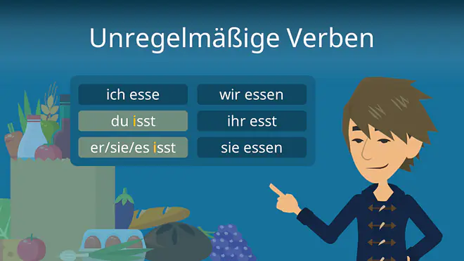 Zum Video: Unregelmäßige Verben
