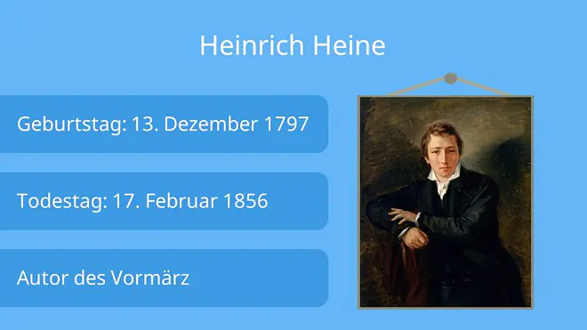 heinrich heine, vormärz, die loreley, karlsbader beschlüsse, deutschland. ein wintermärchen, ein wintermärchen, februarrevolution, julirevolution, märzrevolution, die schlesischen weber, vormärz epoche