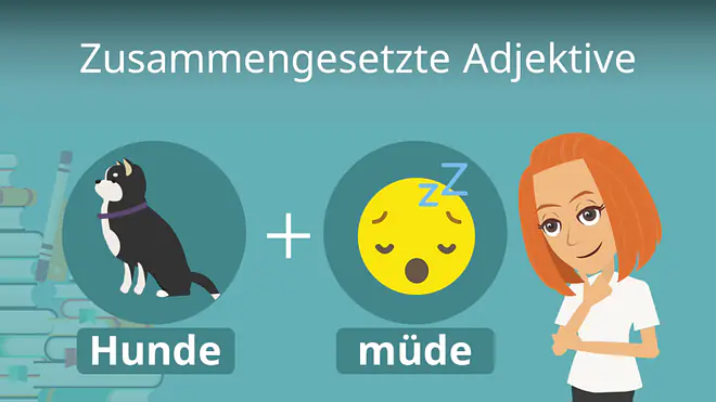 Zum Video: Zusammengesetzte Adjektive