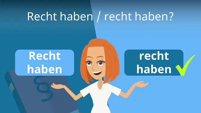 Zum Video: Recht haben / recht haben?