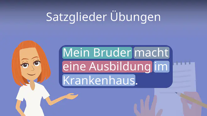 Zum Video: Satzglieder Übungen