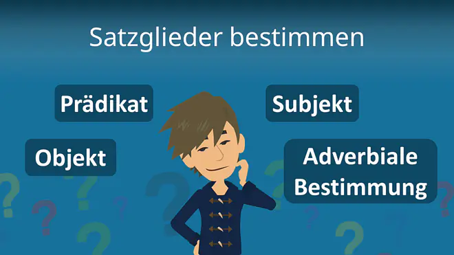 Zum Video: Satzglieder bestimmen
