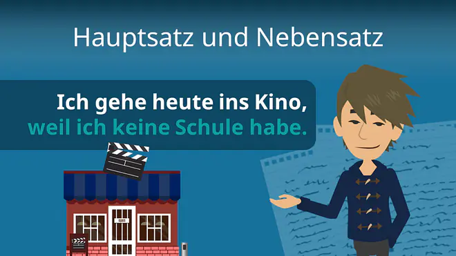 Zum Video: Hauptsatz und Nebensatz