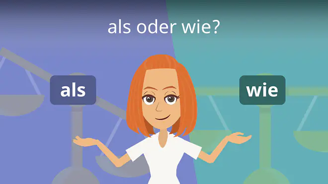 Zum Video: als oder wie?