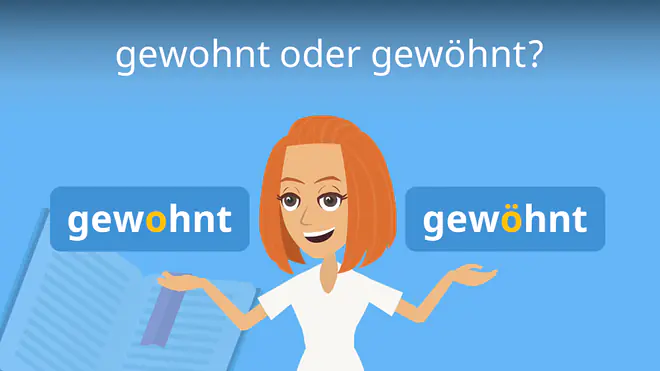 Zum Video: gewohnt oder gewöhnt?