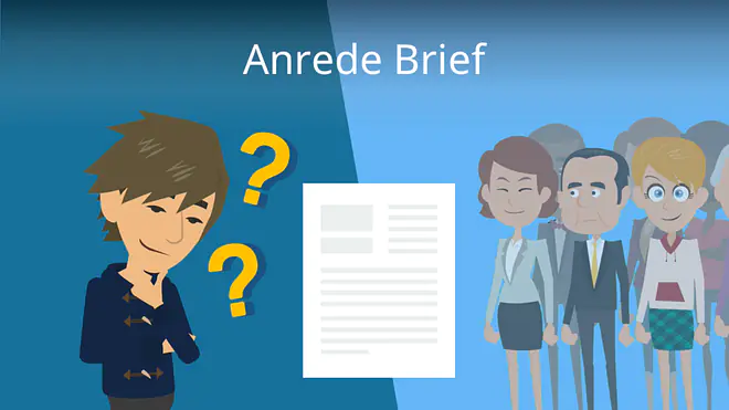 Zum Video: Anrede Brief