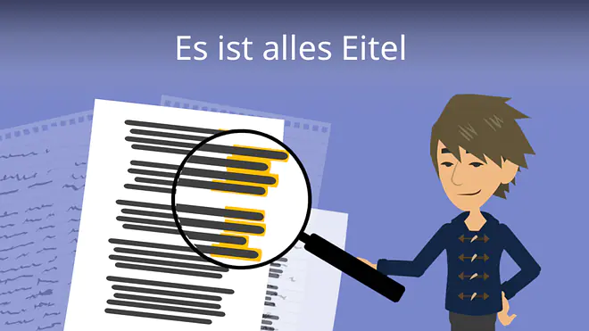 Zum Video: Es ist alles Eitel