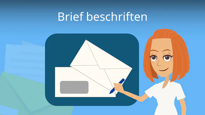 Zum Video: Brief beschriften