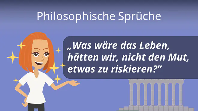 Zum Video: Philosophische Sprüche