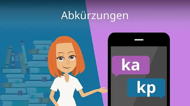 Zum Video: Abkürzungen