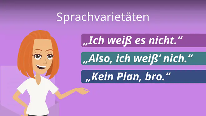 Zum Video: Sprachvarietäten