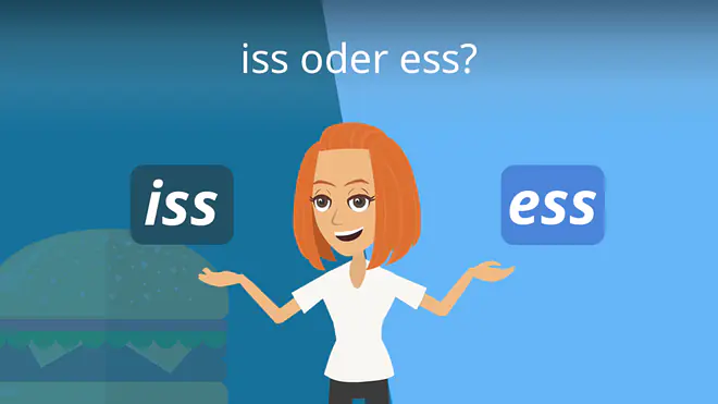 Zum Video: iss oder ess?