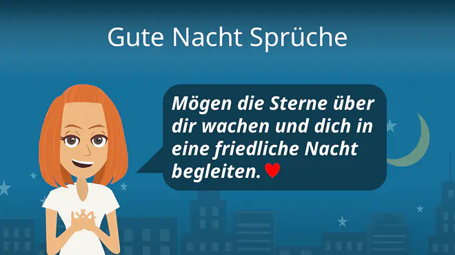 Zum Video: Gute Nacht Sprüche
