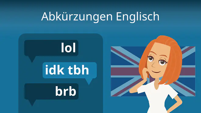 Zum Video: Abkürzungen Englisch