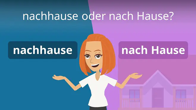 Zum Video: nachhause oder nach Hause?