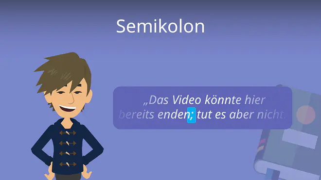 Zum Video: Semikolon