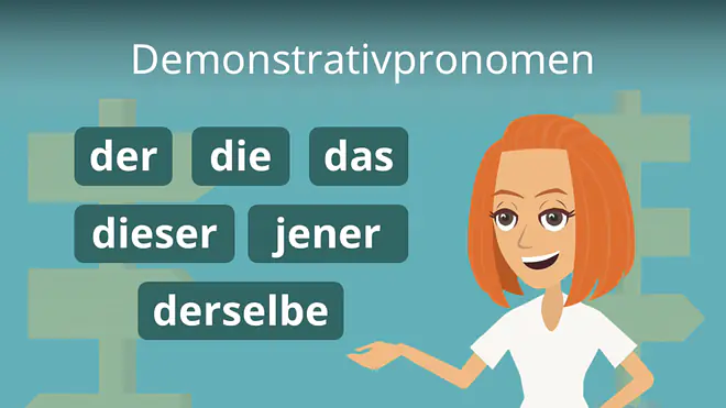 Zum Video: Demonstrativpronomen