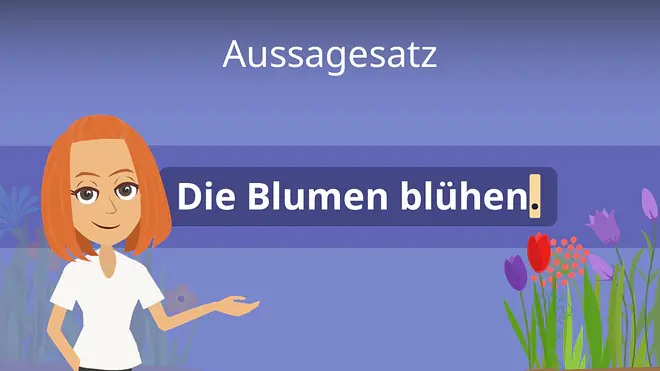 Zum Video: Aussagesatz