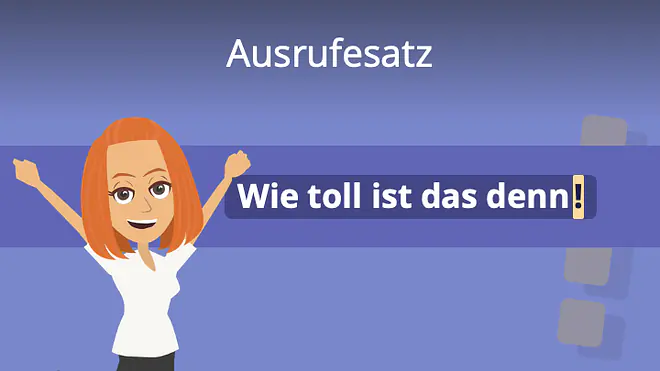 Zum Video: Ausrufesatz