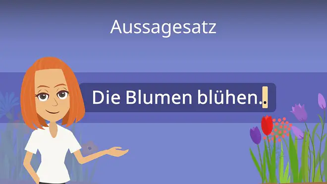 Zum Video: Aussagesatz